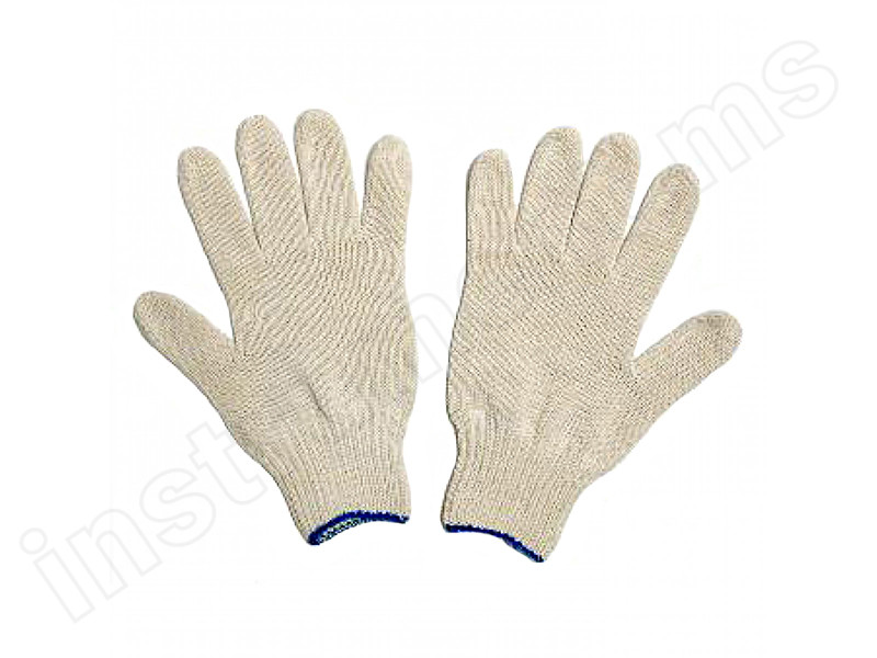 Перчатки белые без ПВХ 7,5 класс 5-ти нитка Вятка - фото 1
