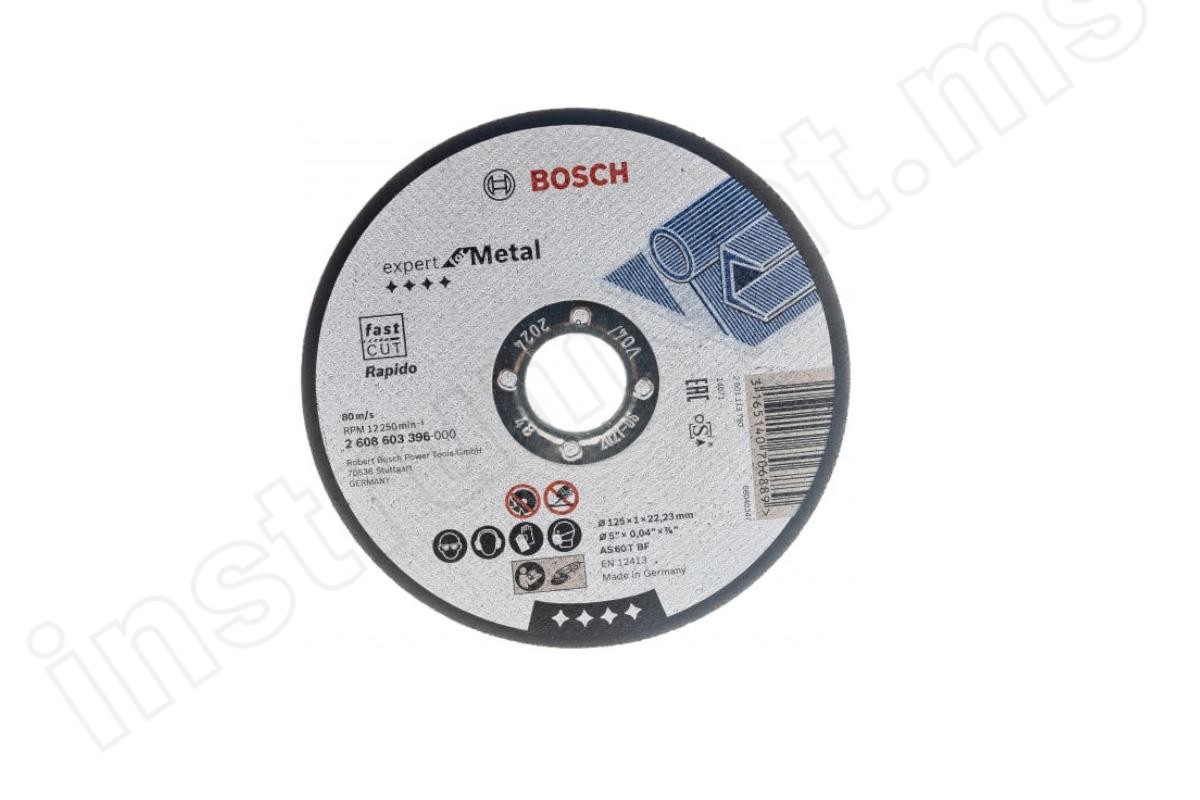 Отрезной круг по металлу Bosch 125х1,0х22 Expert - фото 3