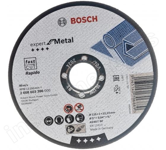 Отрезной круг по металлу Bosch 125х1,0х22 Expert - фото 5