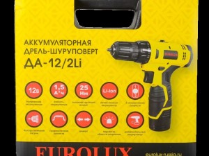 Дрель-шуруповерт аккумуляторная Eurolux ДА-12/2Li - фото 10